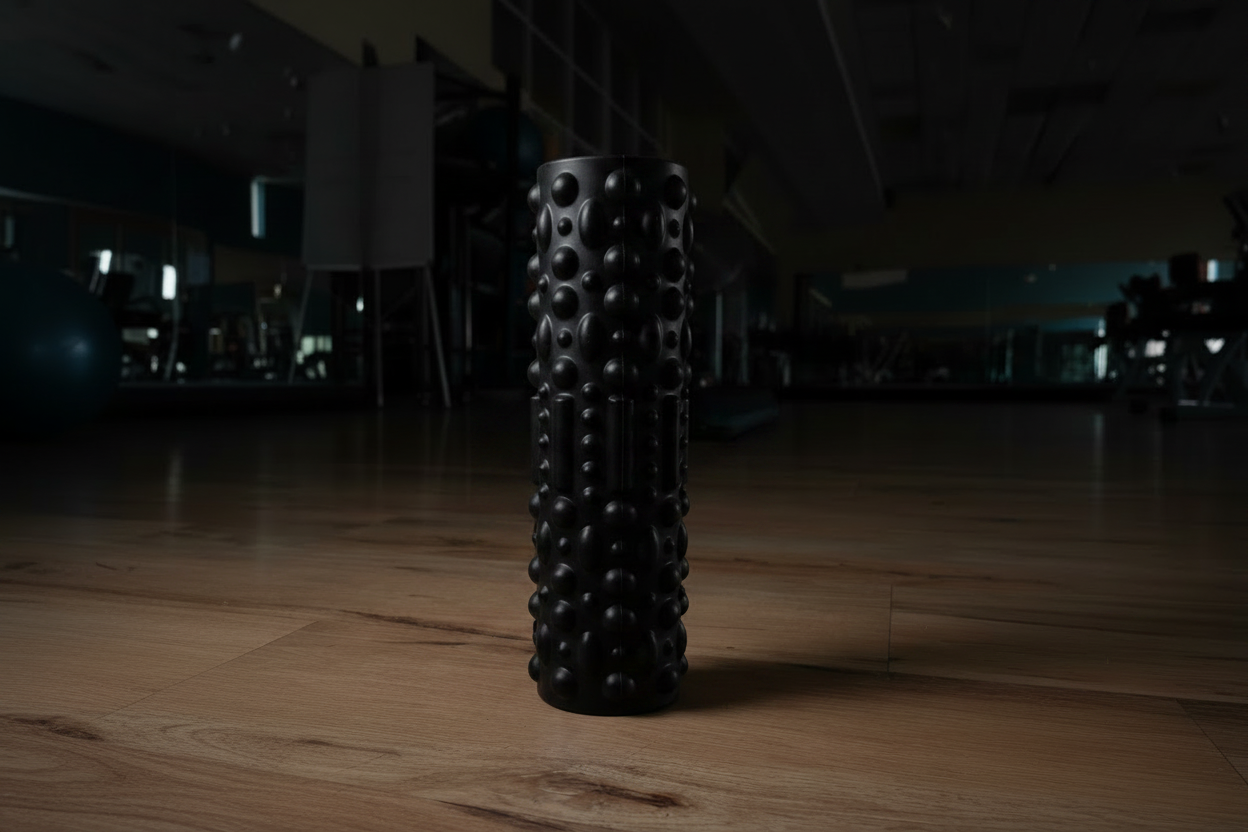 Black foam roller massager